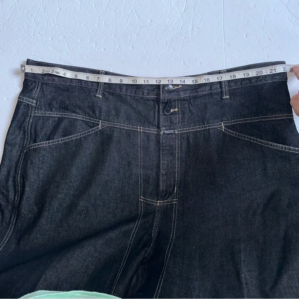 Marithé Francois Girbaud Men’s Black Jeans w/5 Pockets Zip Button Front-42 Waist